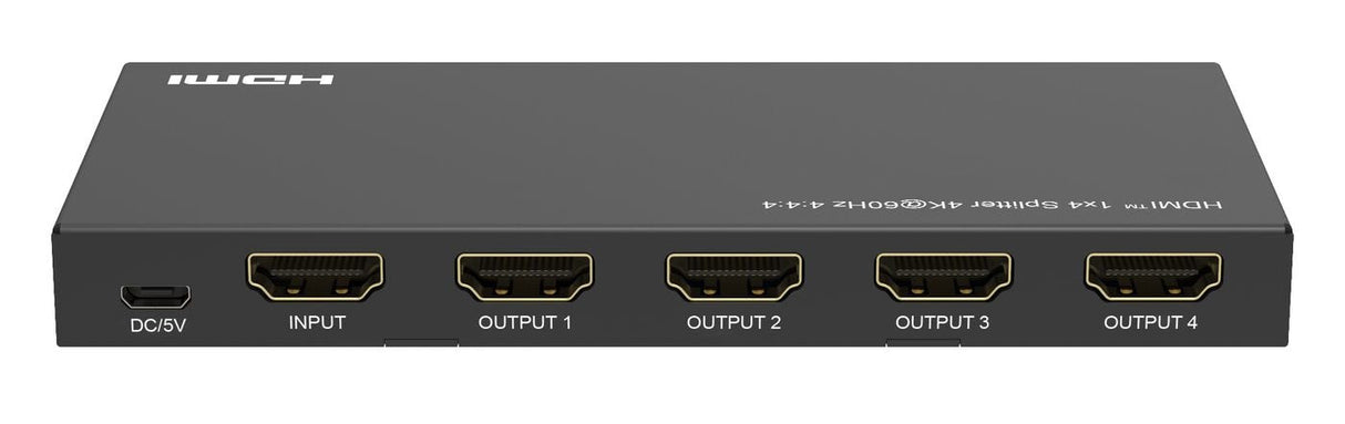 4k@60hz Hdmi Splitter 1x4, - 4:4:4 - Warranty: 300m