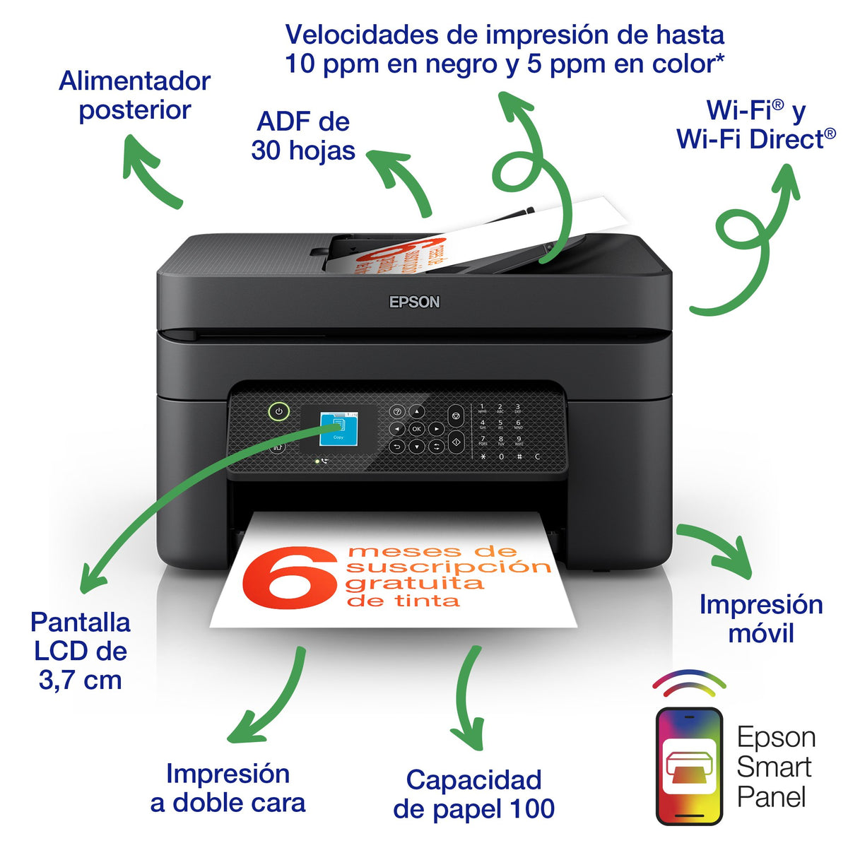 EAN 8715946701974 - Epson WorkForce WF-2930DWF imagen 4