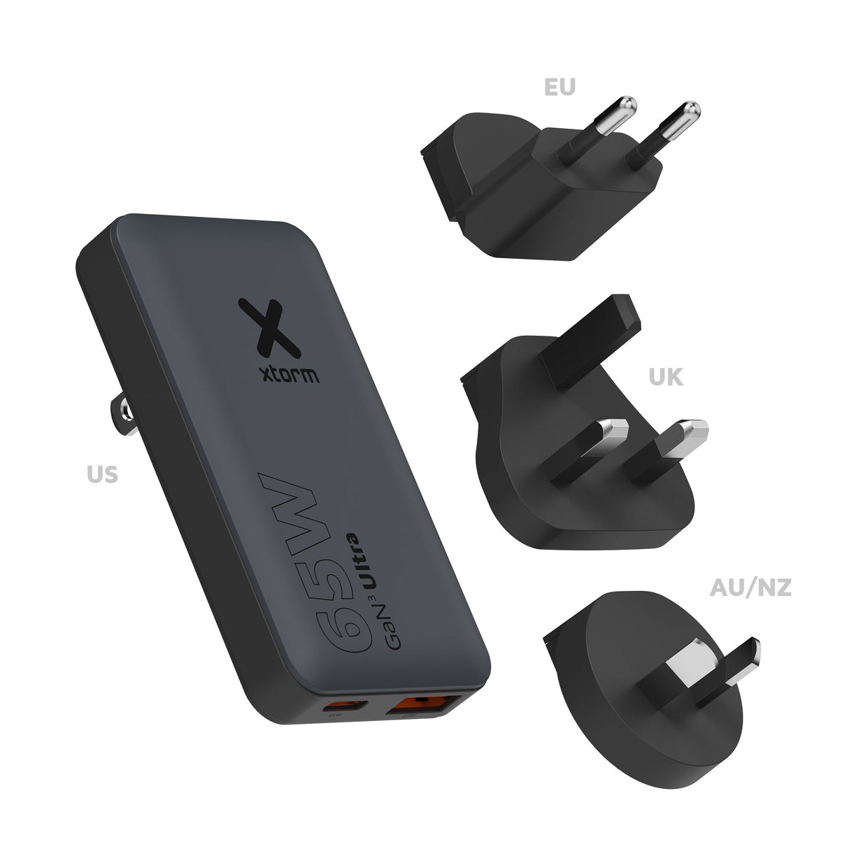 Xtorm Reise-SchnellladegerT-Set 65w Schwarz