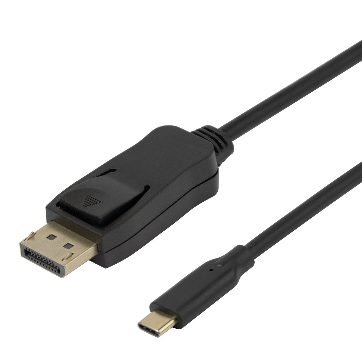 Deltaco 8k Usb-C/Displayport Kabel 7680x4320 30hz 2m Schwa