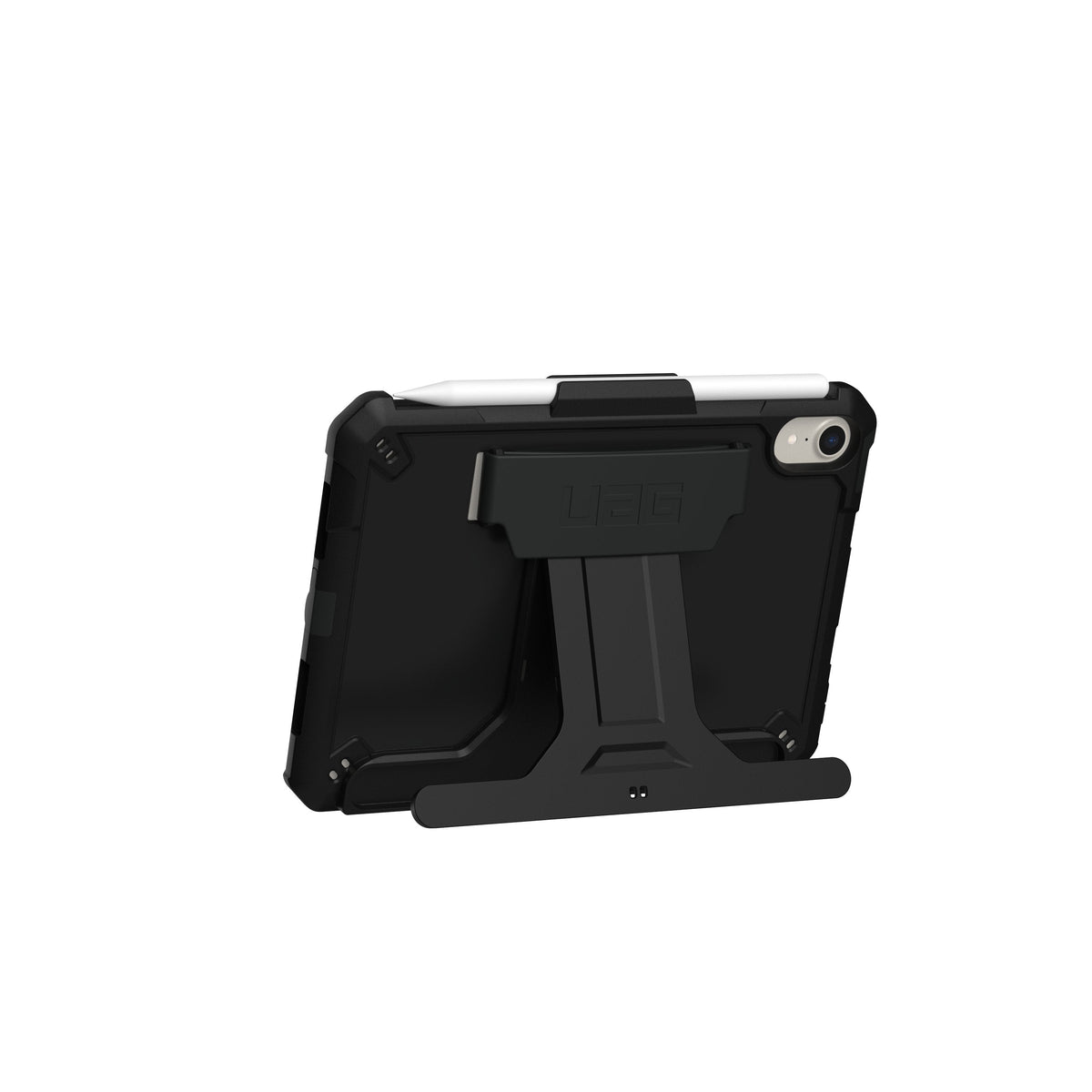 Uag Rugged Case For Ipad Mini 6th Gen W/Handstrap & Kickstand Black Carcasa Trasera Para Tableta Poliuretano Termoplástico (Tpu) Negro Para Apple Ipad Mini (6ª Generación)
