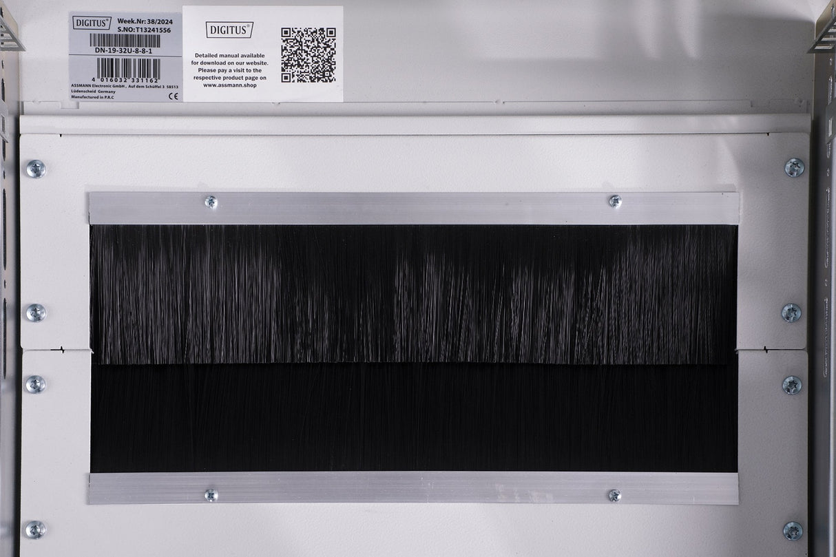 Armario De Red Digitus 483 Mm, 32u, Armario Ti Gris Claro, 32 Unidades De Altura Dn-19 32u-8/8-1