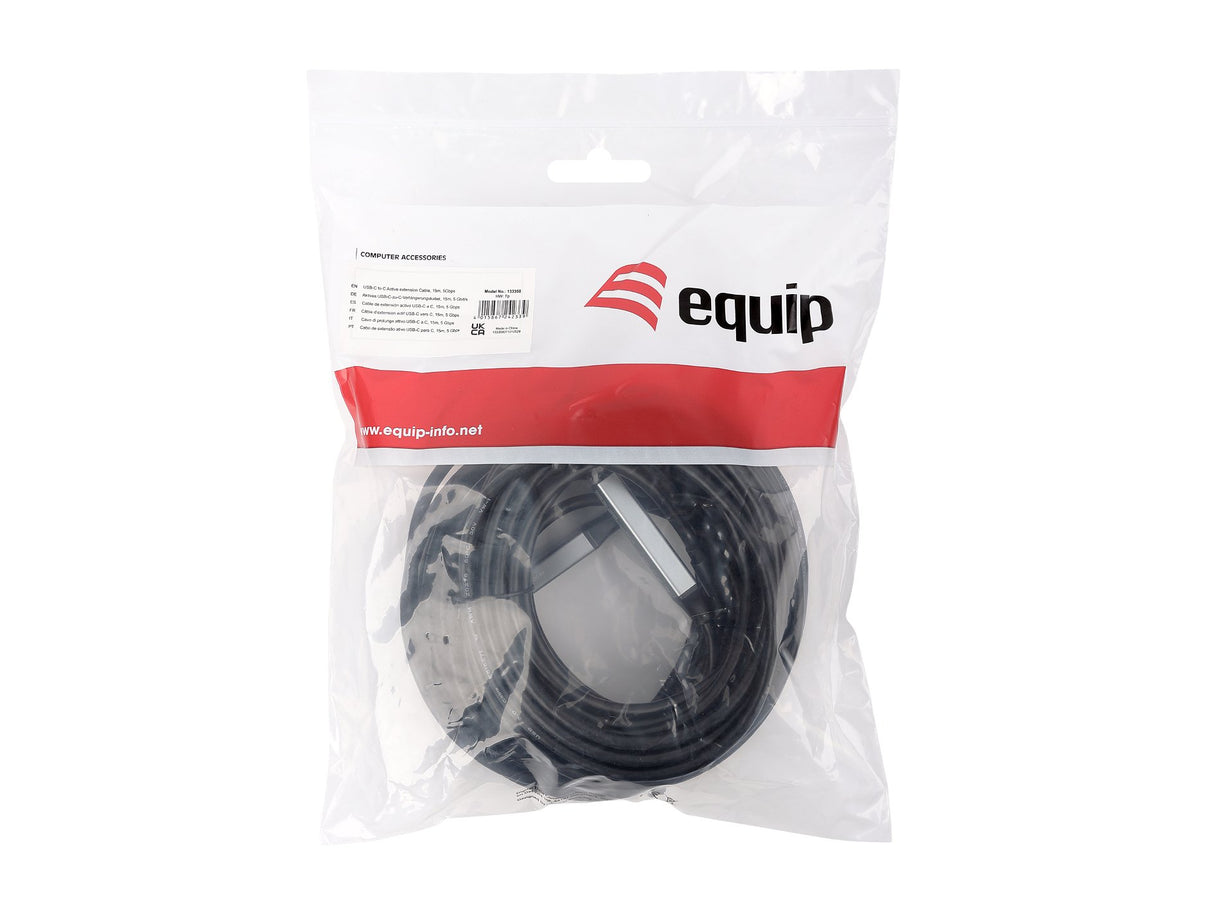 EAN 4015867242339 - Equip 133358 cable USB USB 3.2 Gen 1 (3.1 Gen 1) 15 m USB C Negro imagen 3