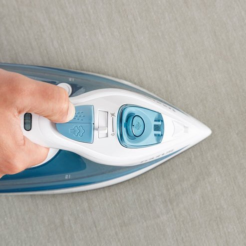 Taurus Bali 3200 X-Slide Plancha Vapor-Seco Suela De Cerámica 3200 W Azul, Blanco
