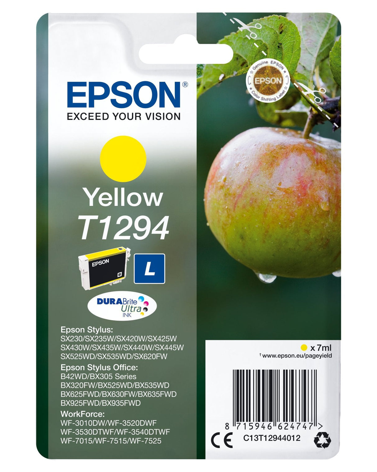 Tinta Original Epson T1294 Amarillo