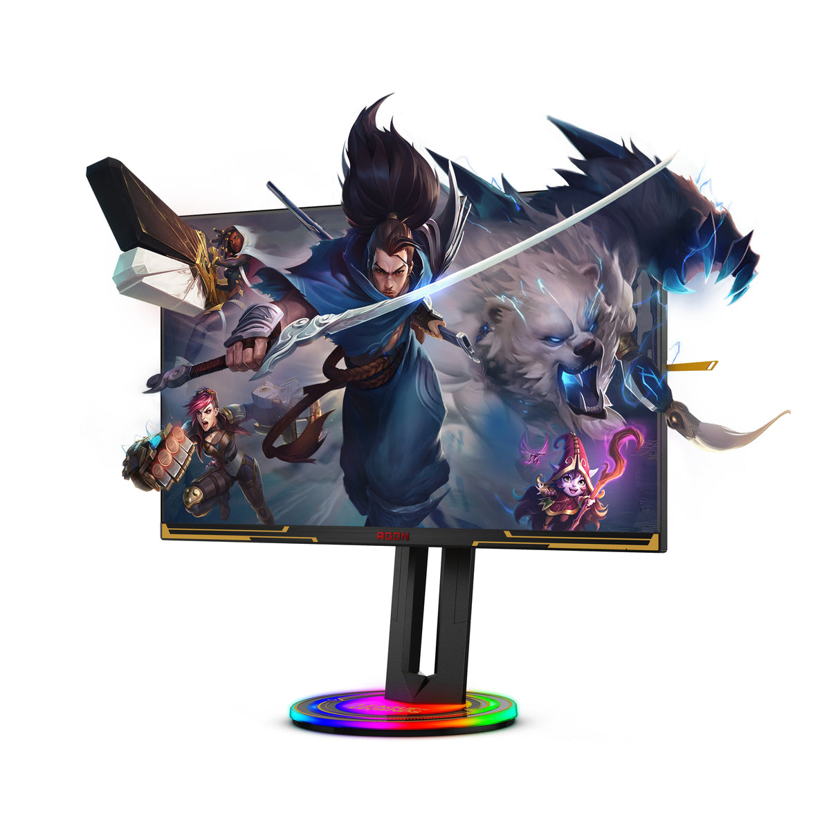EAN 4038986180580 - AOC AGON AG275QXL pantalla para PC 68,6 cm (27") 2560 x 1440 Pixeles Quad HD LED Negro, Oro imagen 5