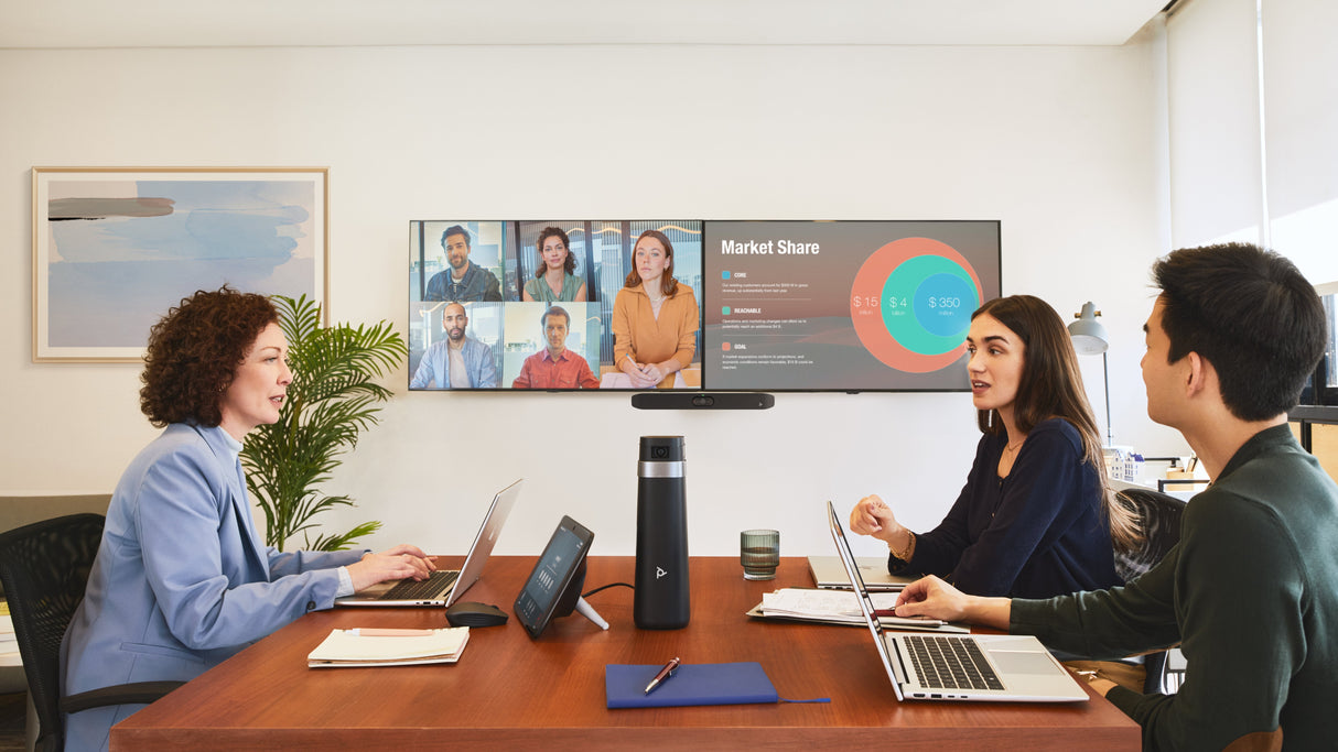 EAN 198415178183 - Poly Studio X32 sistema de video conferencia 20 MP Ethernet Barra de colaboración de vídeo imagen 3