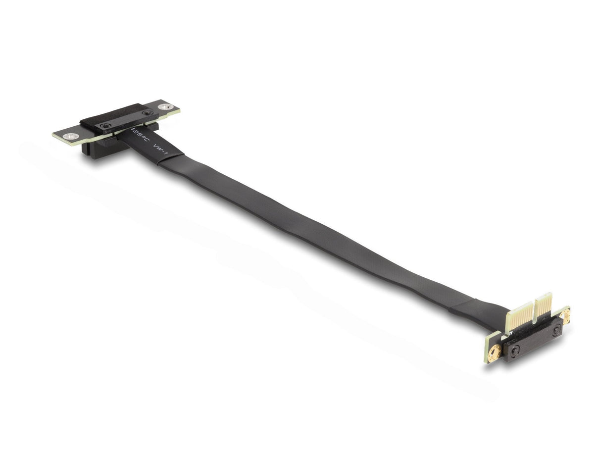 Delock 88042 Tarjeta Elevadora Pci Express X1 Macho Con Ángulo De 90° A Ranura X1 Con Ángulo De 90° Con Cable 30 Cm