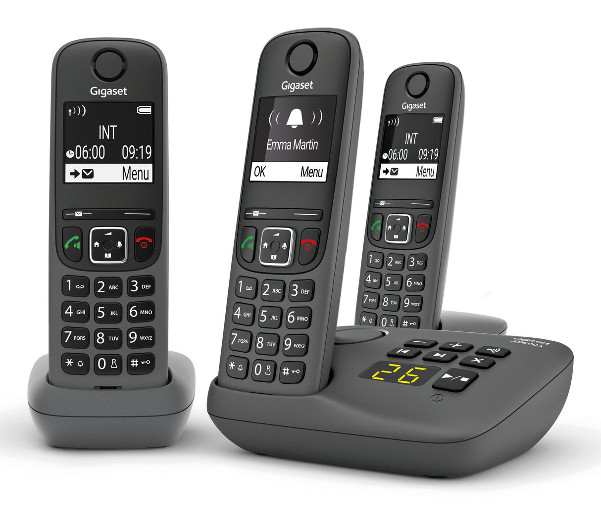 Telefono Gigaset Ae690a Trio Anthrazit