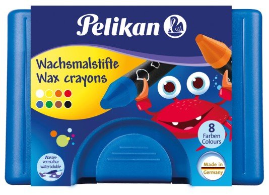 Cera Pelikan 666 8 Base Agua. Caja De 8