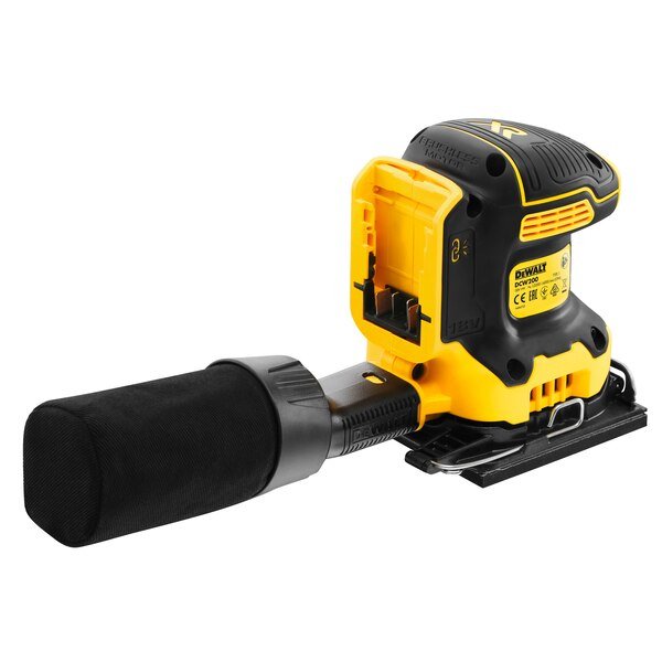 Dewalt Lijadora Vibratoria Inalámbrica Dcw200nt, 18 Voltios, Lijadora Orbital Dcw200nt-Xj