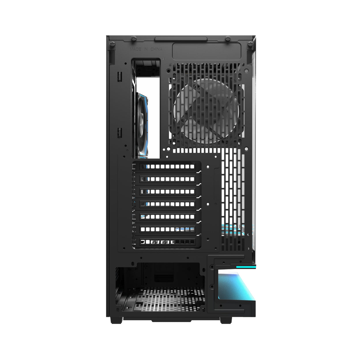 Caja Semitorre Atx Floatron F1 A-Rgb Negro Darkflash Int: 3x2'5, 2x3'5 / 1xusb-C, 2xusb3.0 / Audio Hd In/Out / Negro