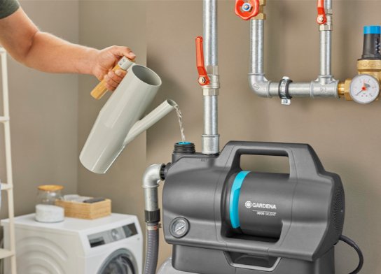 Depuradora Doméstica Gardena 3800 Silent, Bomba Gris, 600 Vatios, Modelo 2023