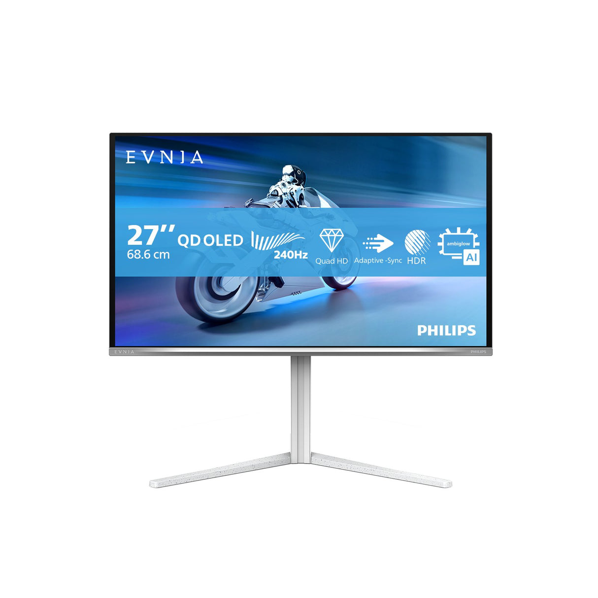 EAN 8721038006322 - Philips Evnia 6000 27M2N6501L/00 pantalla para PC 67,3 cm (26.5") 2560 x 1440 Pixeles Quad HD QD-OLED Bla imagen 2