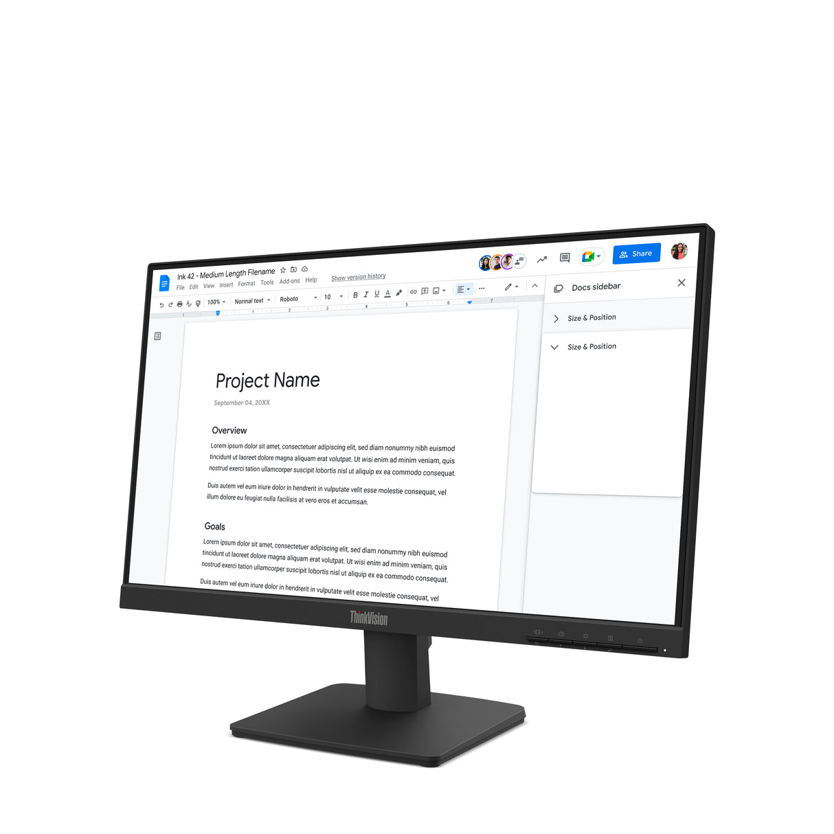 EAN 0198158439435 - Lenovo ThinkVision S22-4e pantalla para PC 54,6 cm (21.5") 1920 x 1080 Pixeles Full HD LED Negro imagen 3
