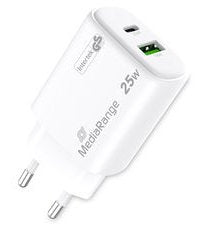 EAN 4260664878414 - MediaRange MRMA112-2 cargador de dispositivo móvil Smartphone, Tableta Blanco Corriente alterna Carga ráp imagen 5