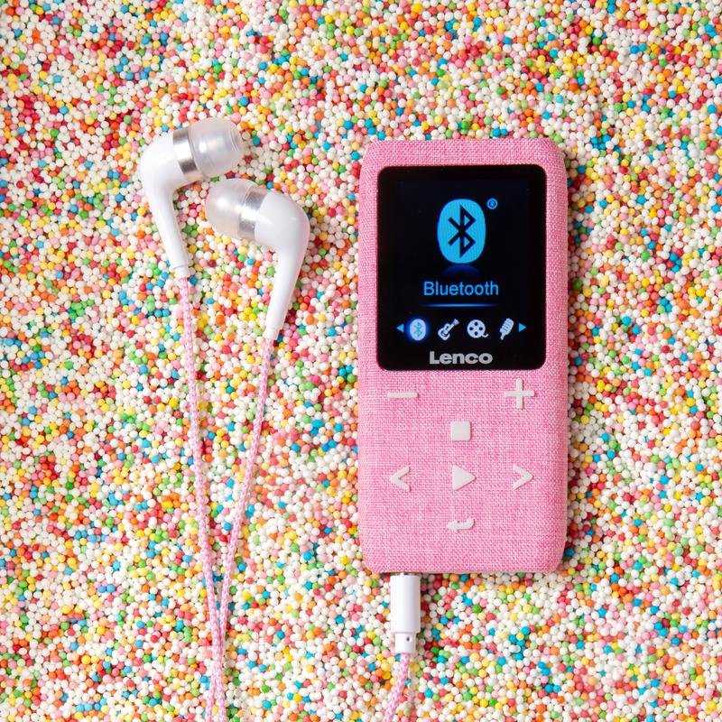 Lenco Xemio-861pk Rosa Reproductor Mp3 Mp4 Microsd De 8 Gb Bluetooth