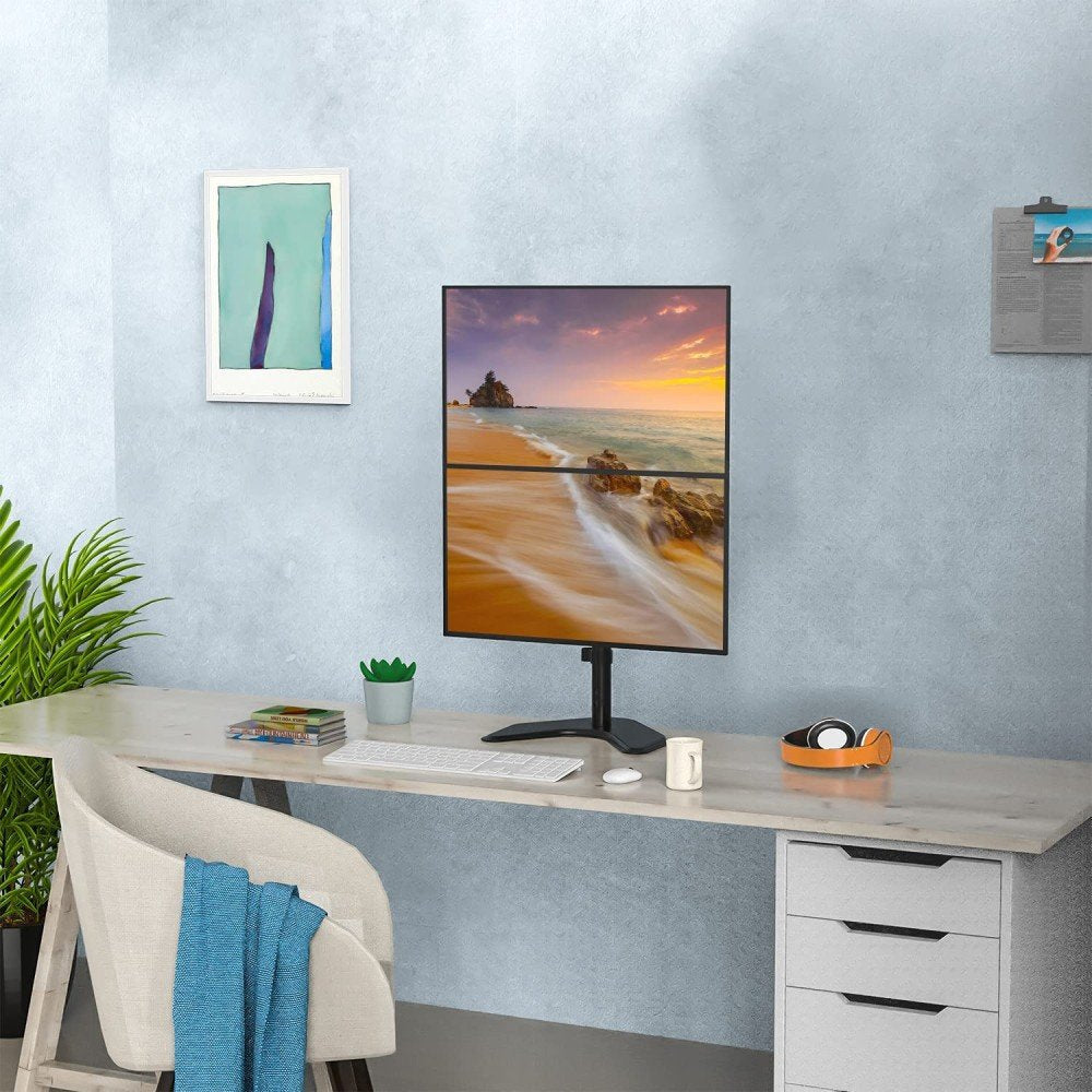 Techly Ica-Lcd 2520v Soporte De Mesa Para Pantalla Plana 68,6 Cm (27") Independiente Negro