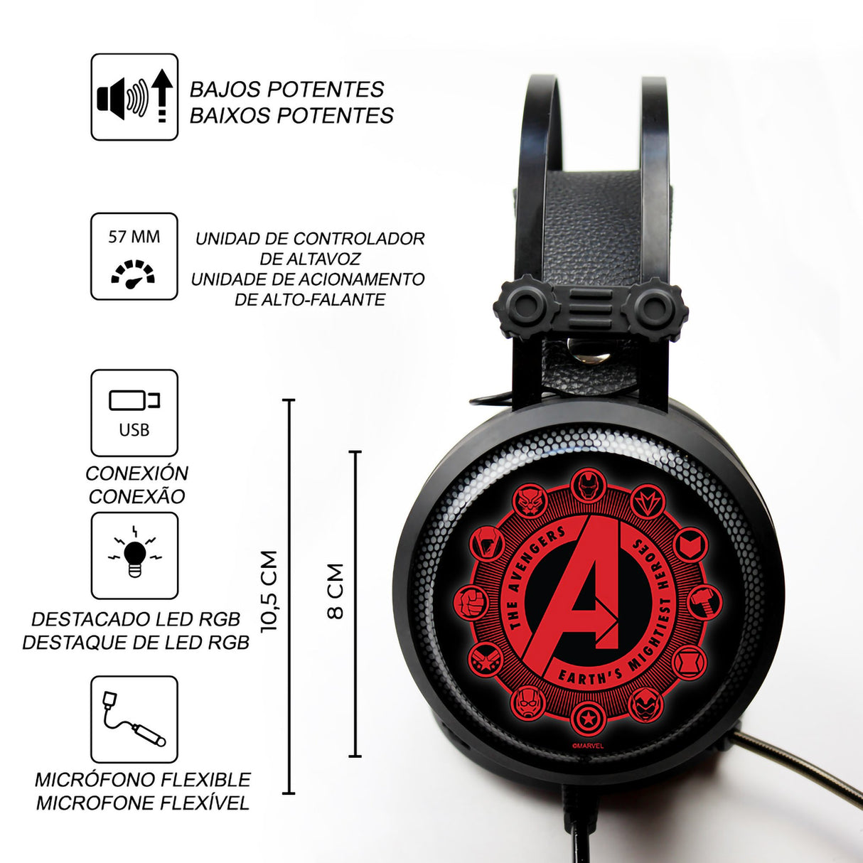 EAN 5903932177534 - ERT Group LCMHPGAVEN003 auricular y casco Diadema Juego imagen 4