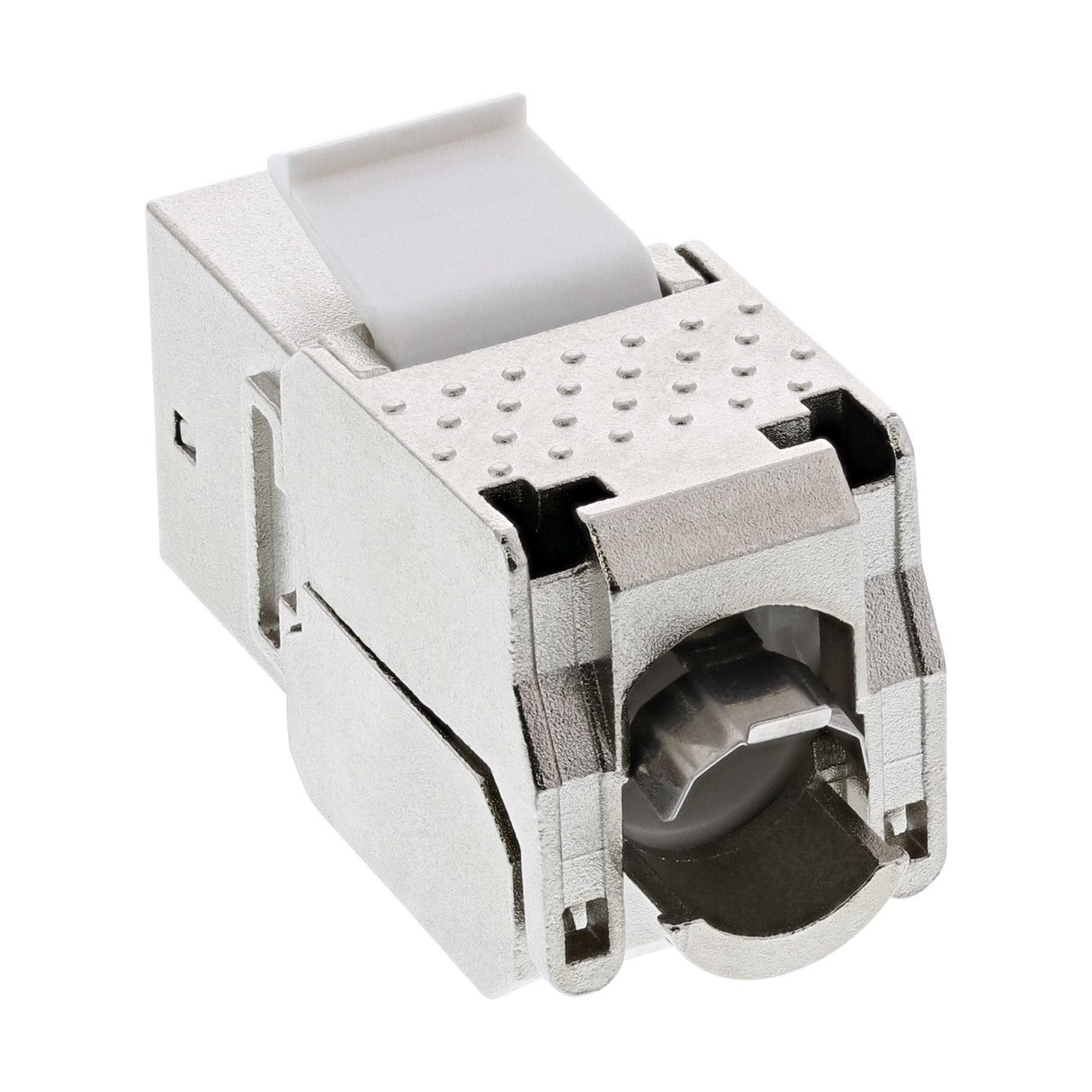 Módulo Inline Rj45 Keystone Jack Snap-In Cat.6a, Con Cubierta Antipolvo