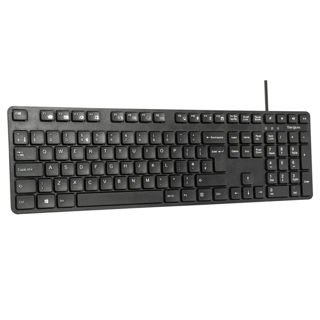Targus Combo De Teclado Español  Y Ratón Con Cable De Tamaño Normal (Español) Negro