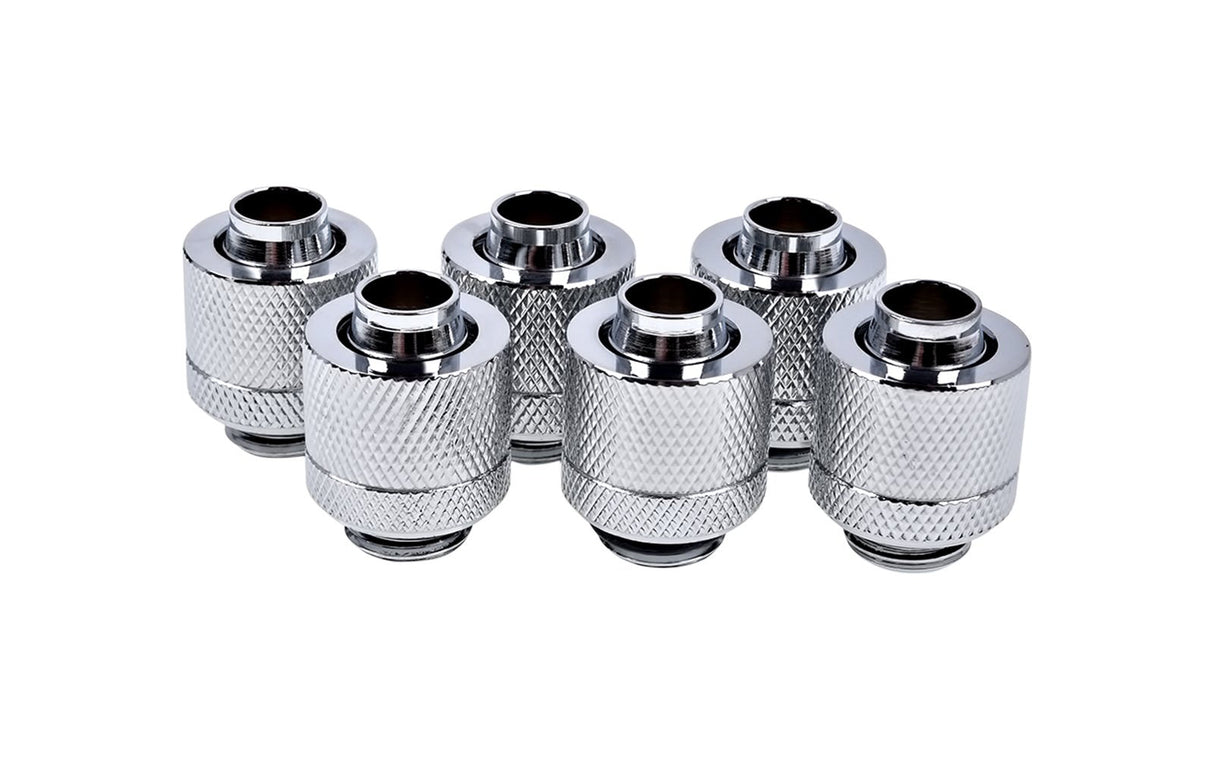 Alphacool Eiszapfen 13/10mm, Conexión Cromado, Latón, Latón, Plata, 27 Mm, 20 Mm, 27 Mm, 10 G