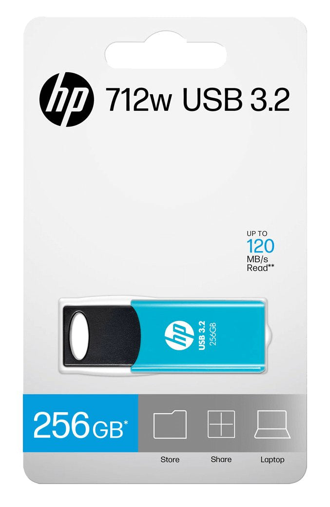 EAN 4718006457686 - HP 712w unidad flash USB 256 GB USB tipo A 3.2 Gen 1 (3.1 Gen 1) Azul imagen 5
