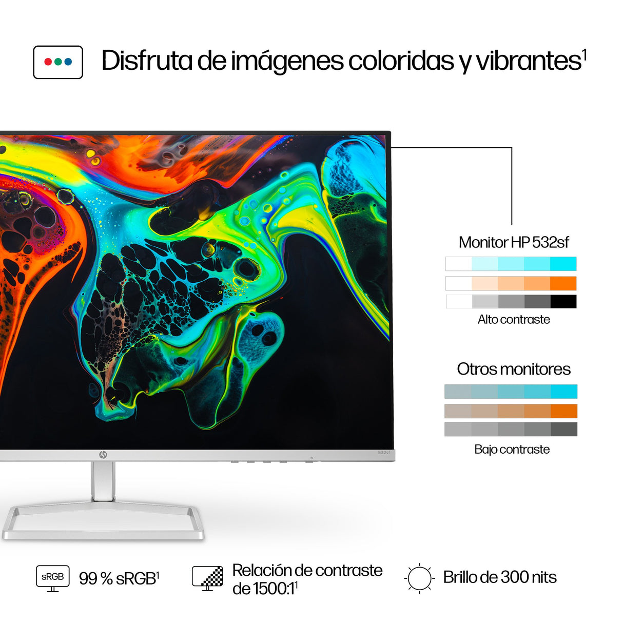 EAN 5715063785959 - HP Series 5 31.5 inch FHD Monitor - 532sf pantalla para PC 80 cm (31.5") 1920 x 1080 Pixeles Full HD LCD imagen 6