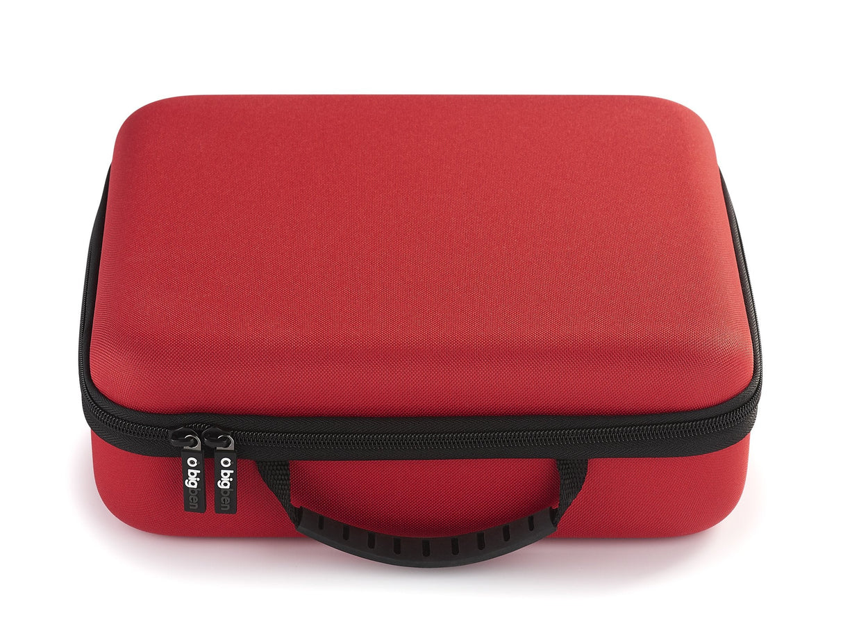 Maletin Nintendo Switch Bigben Storage Case Rojo Rígido / Varios Compartimentos Interiores Switchstorcasered