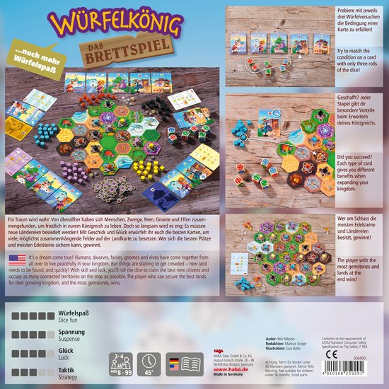 EAN 4010168259291 - Piatnik Speedy Roll & Friends Würfelkönig - Das Brettspiel 45 min Juego de mesa Familia imagen 2