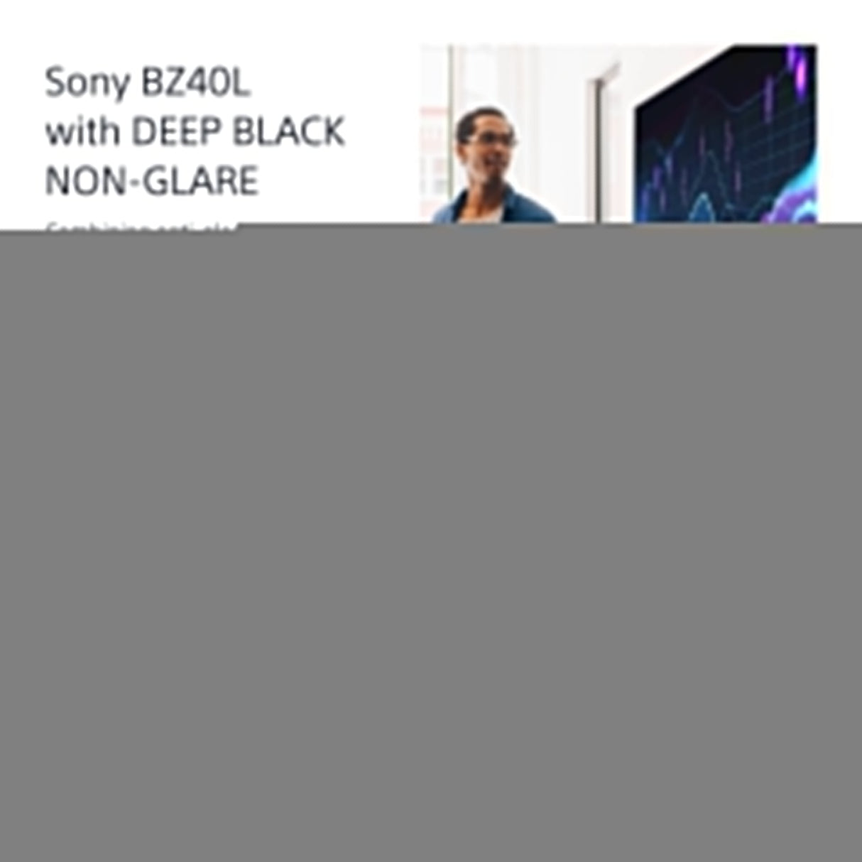 EAN 4548736150119 - Sony FW-75BZ40L pantalla de señalización Pantalla plana para señalización digital 190,5 cm (75") LCD Wifi imagen 3