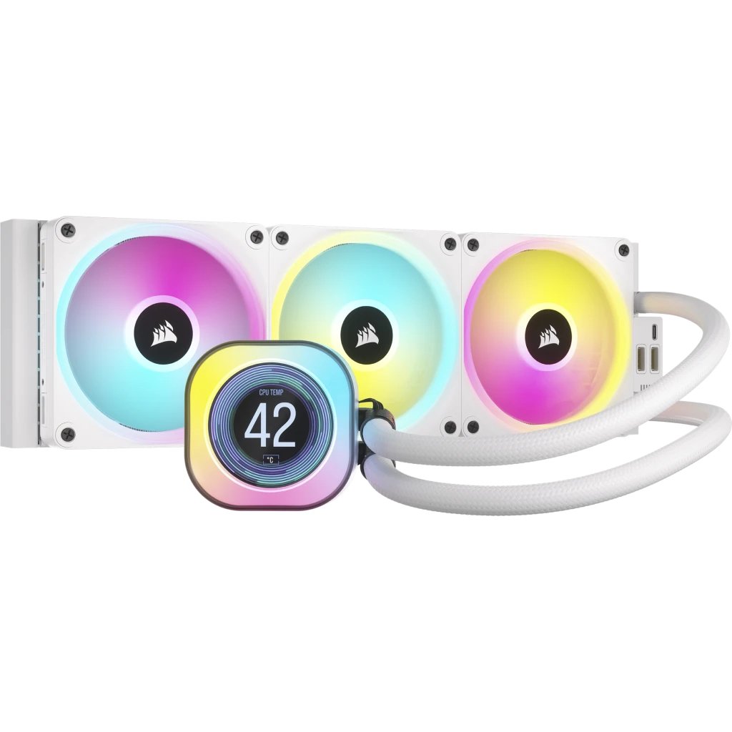 EAN 840006665946 - Corsair CW-9061010-WW sistema de refrigeración para ordenador Procesador Refrigerador de aire 12 cm Blanco imagen 1