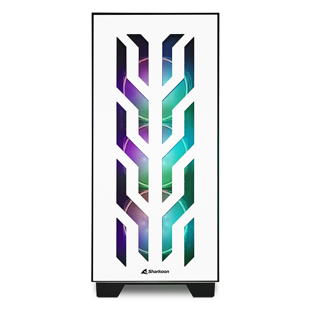 Caja Pc Sharkoon Elite Shark Ca300t Atx 2xusb3.0 Sin Fuente Blanco