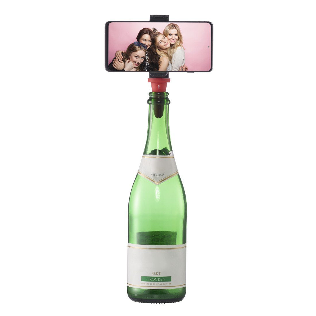EAN 4007249046543 - Hama Bottle Pod Fun Soporte pasivo Teléfono móvil/smartphone Negro, Rojo imagen 9