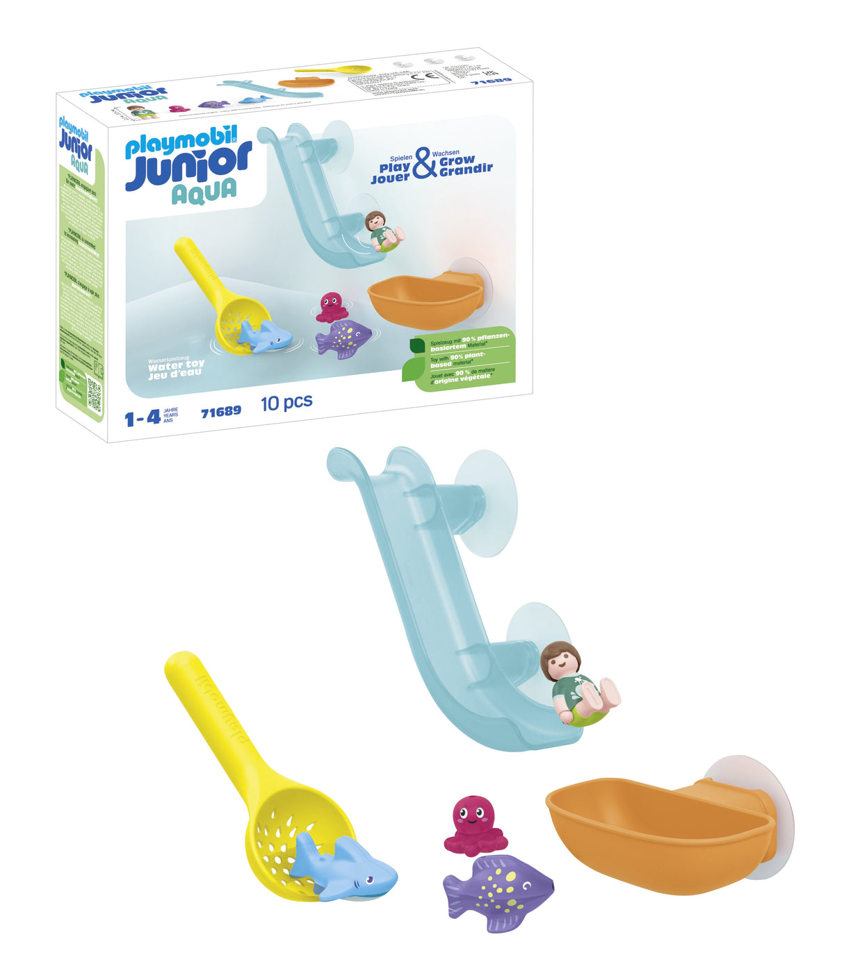 Playmobil Junior Diversion En La Pesca Con Animales Del Mar