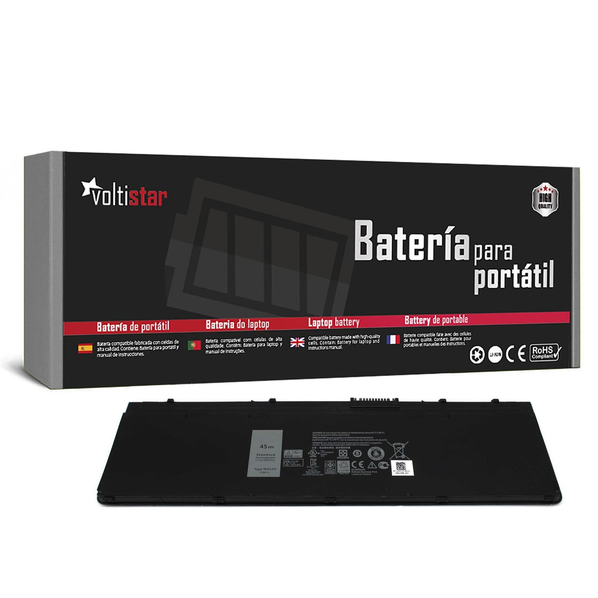 Batería Para Portátil Dell Latitude 12 7000 E7240 E7250