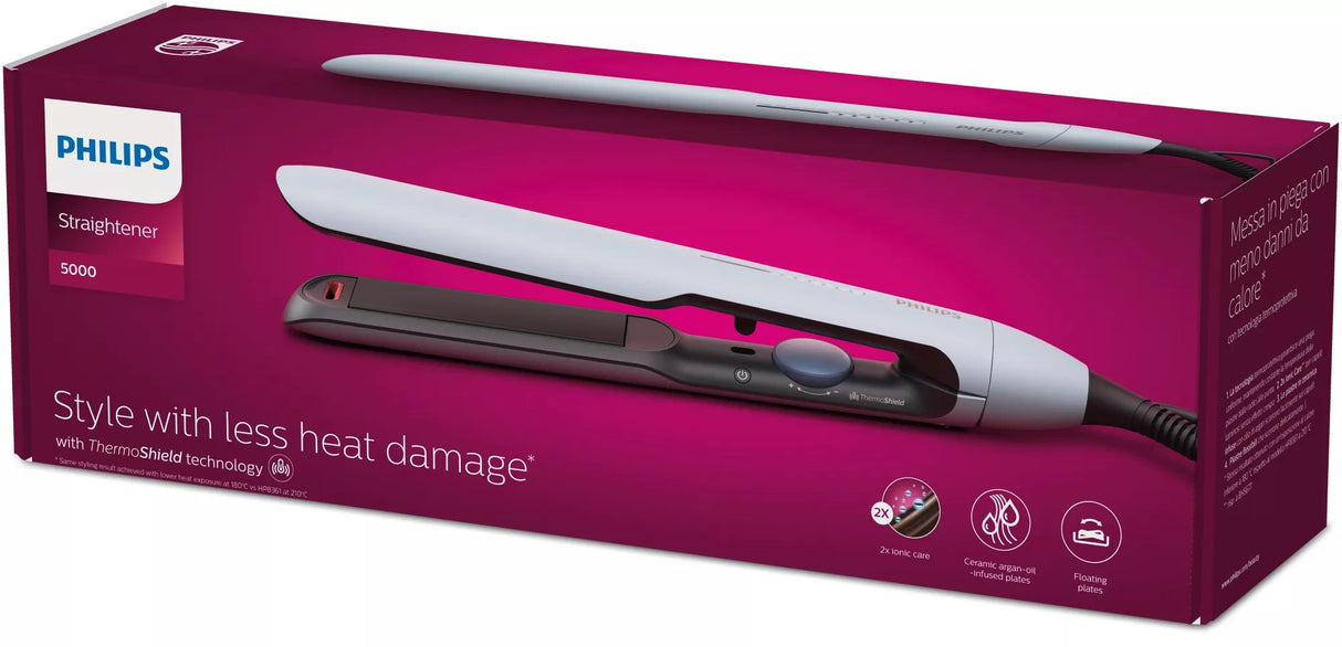 EAN 8710103974147 - Philips 5000 series BHS520/00 Utensilio de peinado Caliente Negro, Blanco 1,8 m imagen 2
