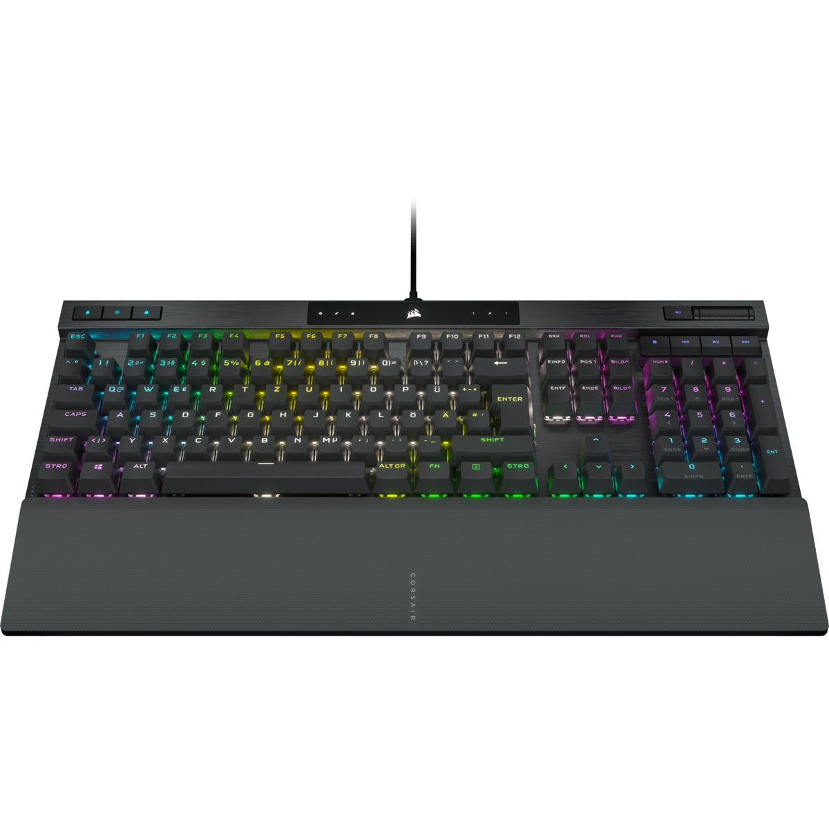 Teclado Alemán Corsair K70 Pro Usb Qwertz Negro