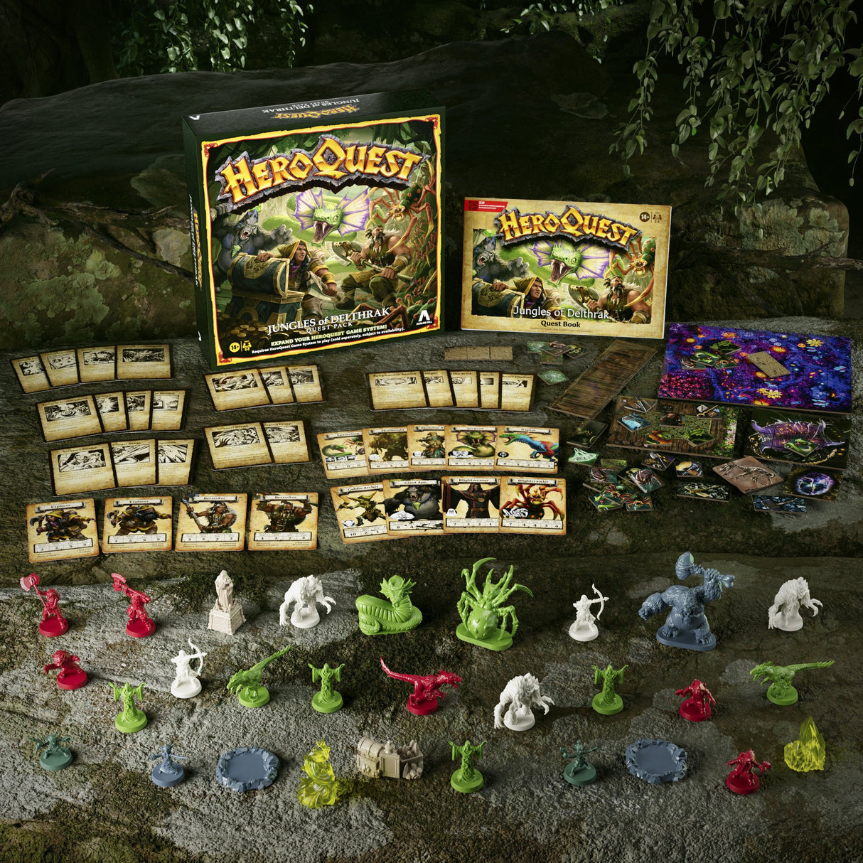 EAN 5010996227775 - Hasbro Gaming Avalon Hill HeroQuest Jungles of Delthrak Quest Pack Expansión de juego de mesa Viaje/avent imagen 15