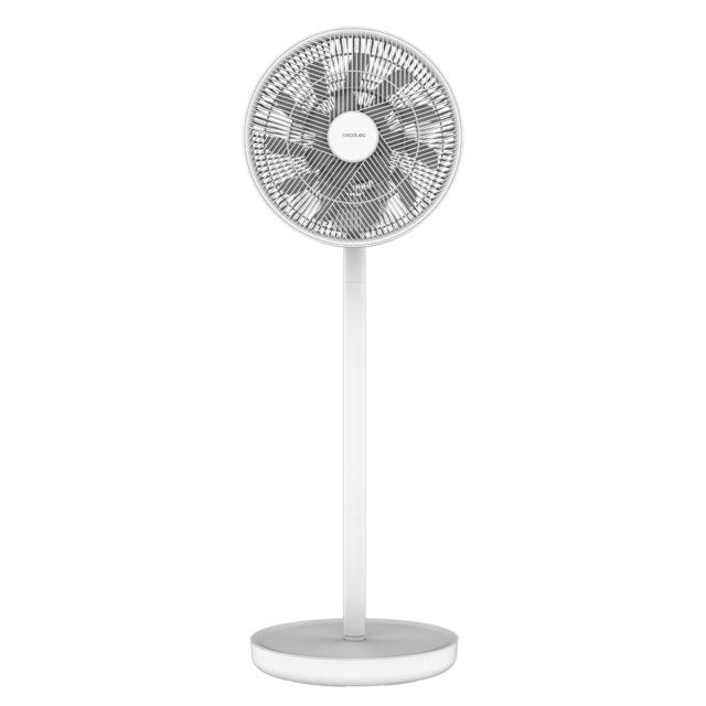 Ventilador De Pie Cecotec Energysilence 2600 Sunflower Portable 22w 16 Aspas 12 Velocidades