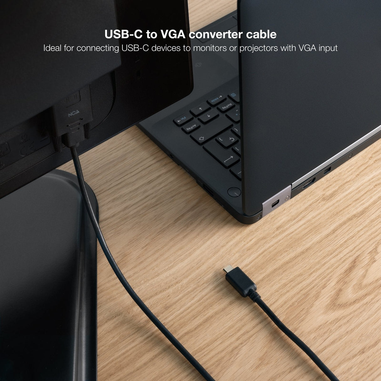Cable Conversor Usb-C A Vga, Usb-C/M-Vga/M, 1.8 M