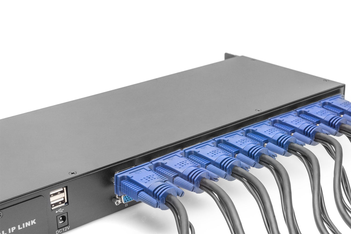 EAN 4016032447610 - Digitus DS-72214 interruptor KVM Montaje en rack Negro imagen 2