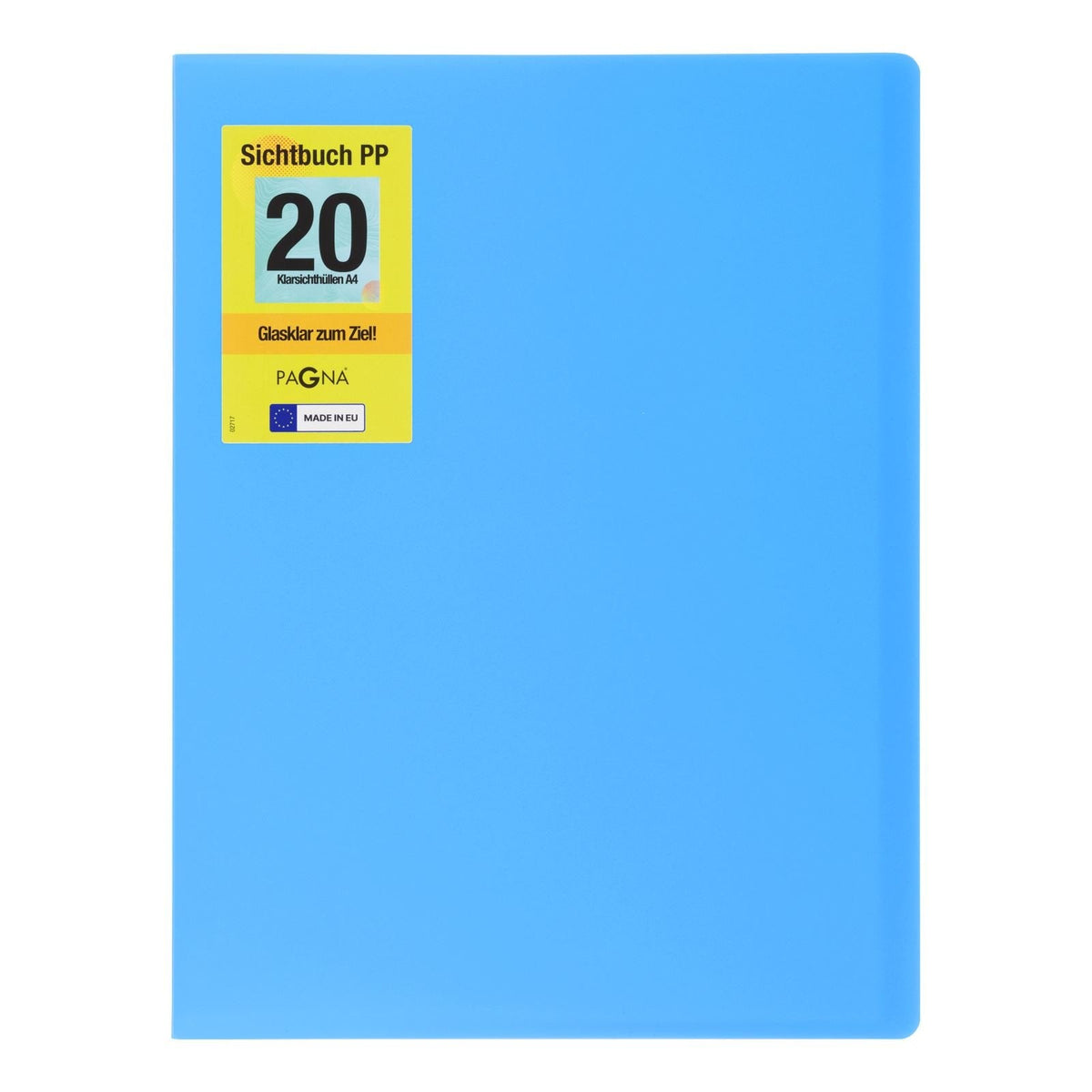 Pagna School Sichtbuch Din A4 20 Fundas Azul Claro