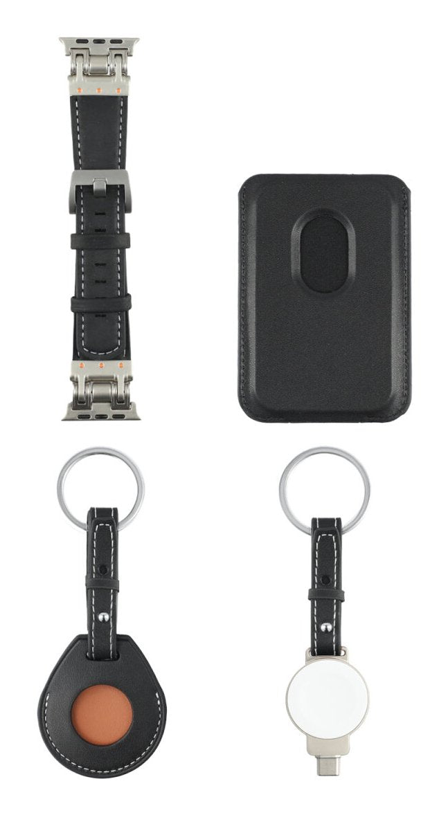 4smarts Style Zubehr-Set 4-Teilig Fr Apple Gerte. Schwarz