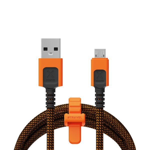 EAN 8718182279153 - Xtorm CXX2008 cable USB 1,5 m USB A Micro-USB B 10,5 W Negro, Naranja imagen 2