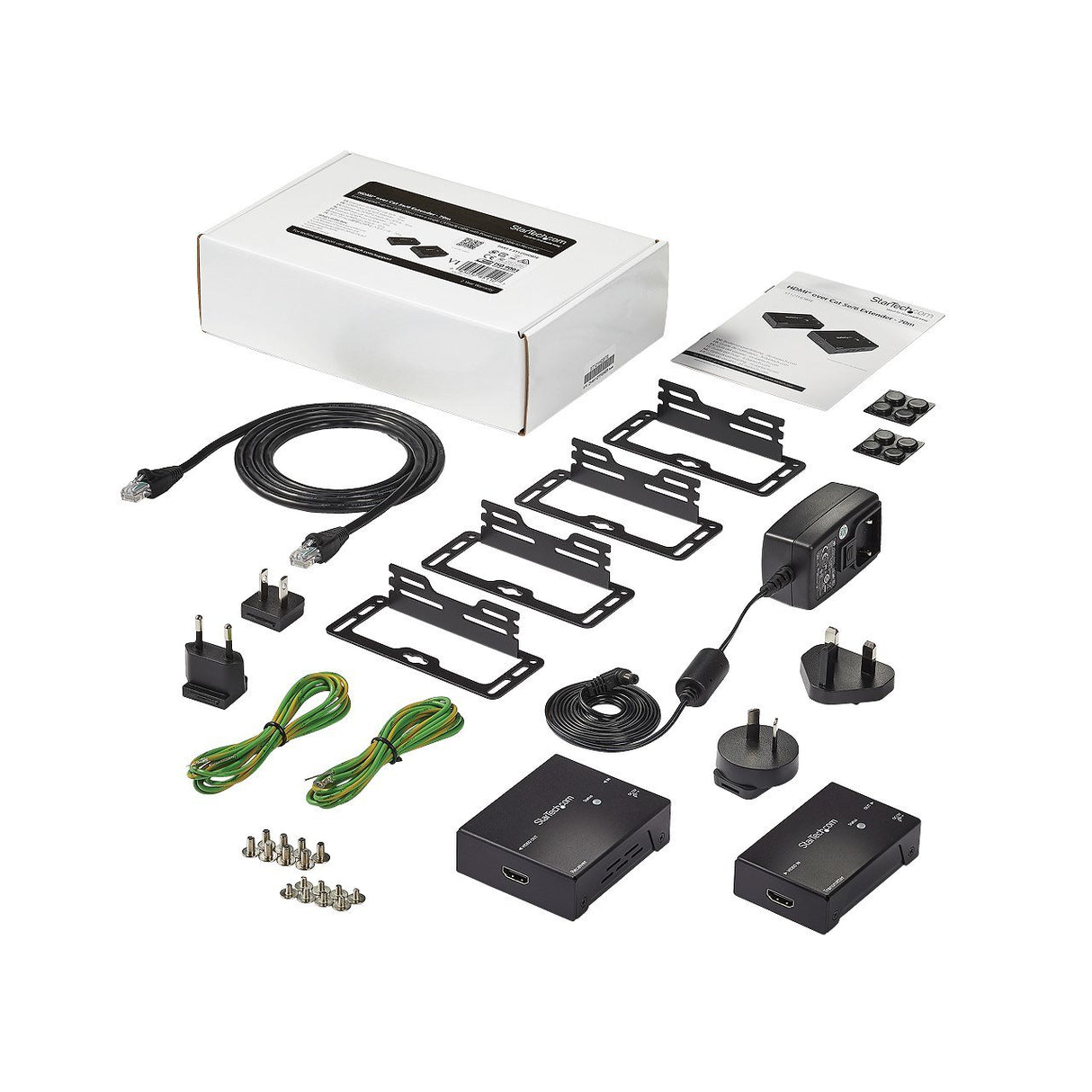 EAN 0065030851107 - StarTech.com ST121HDBTE extensor audio/video Transmisor y receptor de señales AV Negro imagen 6