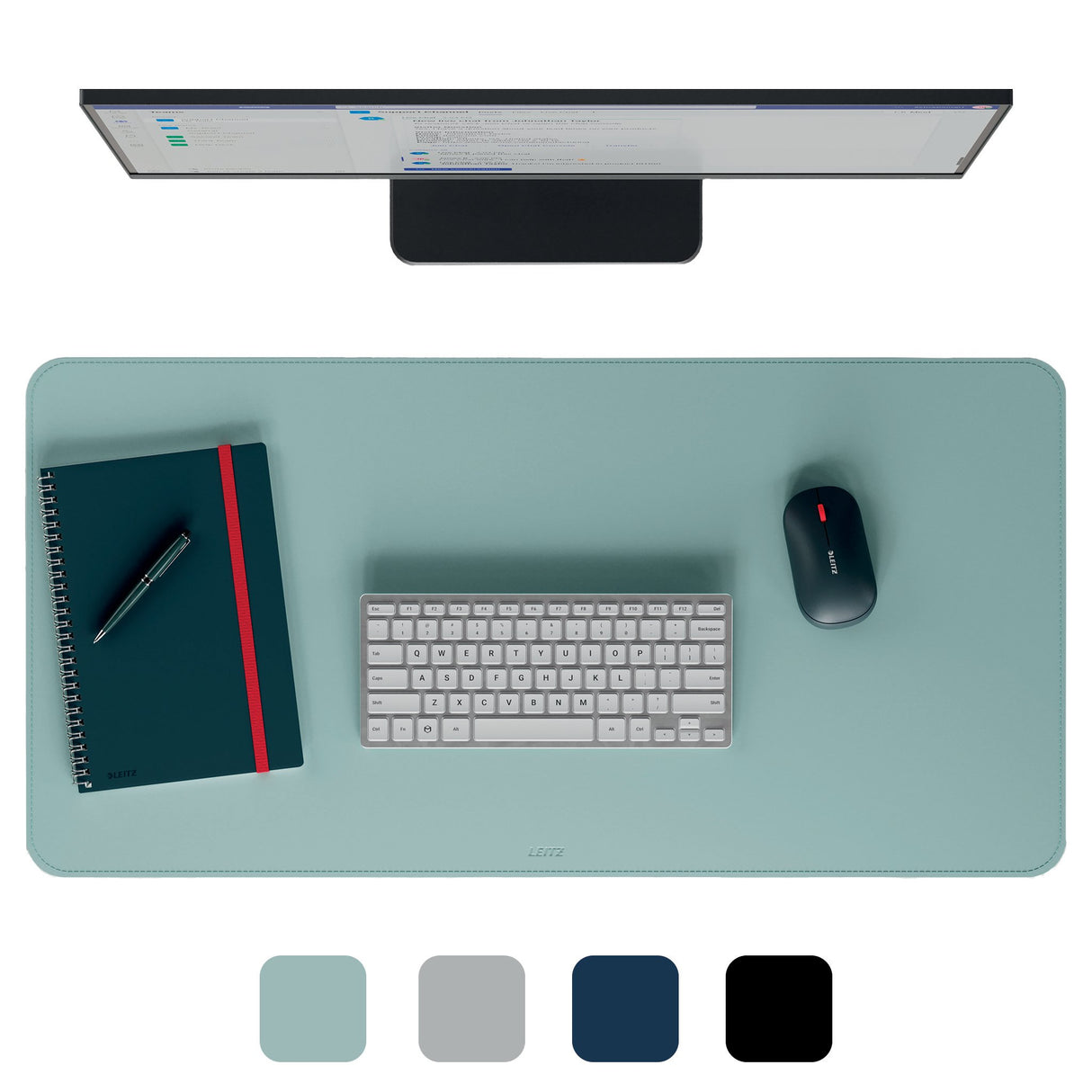 EAN 4002432141838 - Leitz 53820051 protector de escritorio Cloruro de polivinilo (PVC) Color menta imagen 1