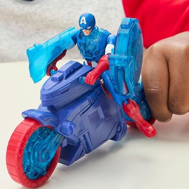 EAN 5010996283887 - Marvel Avengers Epic World of Action Captain America Shield-Shot Cycle imagen 6