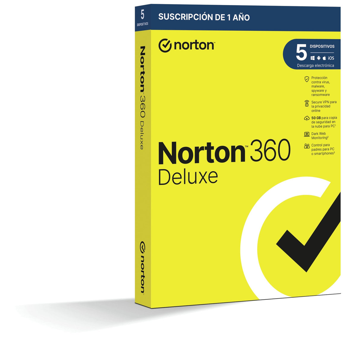 EAN 5397231019389 - Norton 360 Deluxe Seguridad de antivirus Base Español 1 licencia(s) 1 año(s) imagen 2