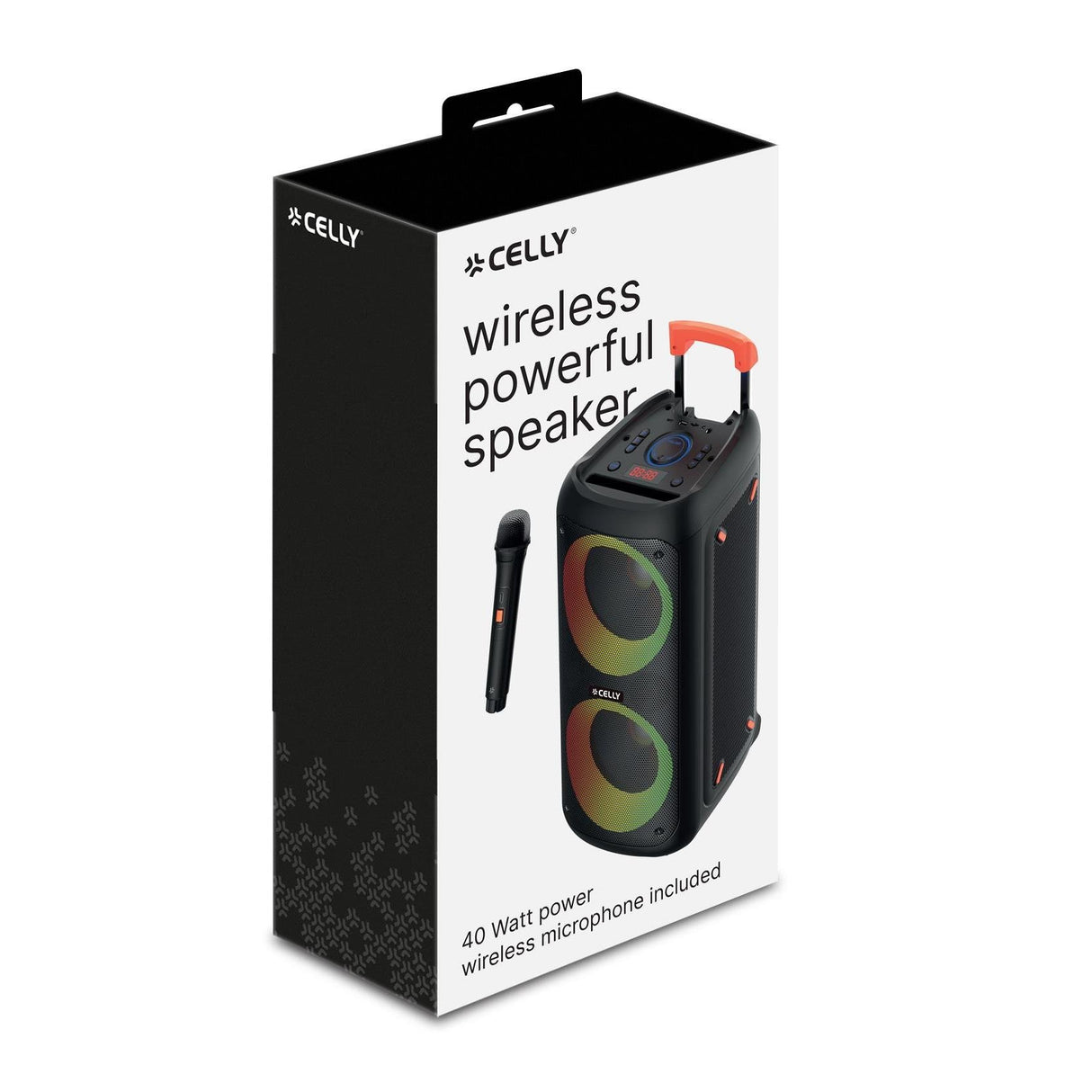 EAN 8021735218036 - Celly PARTYSPEAKERWLM altavoz portátil o de fiesta Altavoz para fiestas Negro 40 W imagen 10